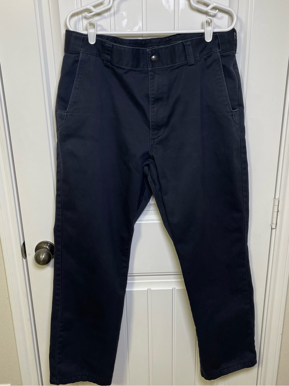 5.11 Tactical Station Pants Men's 38 Navy Blue 100% Cotton Non-Slip Grip Waist